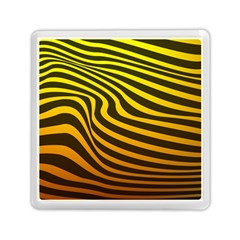 Wave Line Curve Abstract Memory Card Reader (square) by HermanTelo