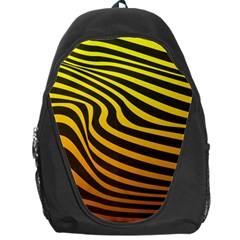 Wave Line Curve Abstract Backpack Bag by HermanTelo