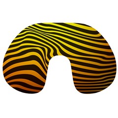 Wave Line Curve Abstract Travel Neck Pillow