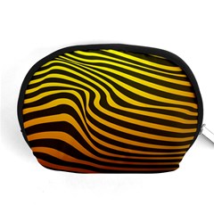 Wave Line Curve Abstract Accessory Pouch (medium) by HermanTelo