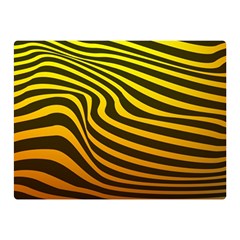 Wave Line Curve Abstract Double Sided Flano Blanket (mini) 