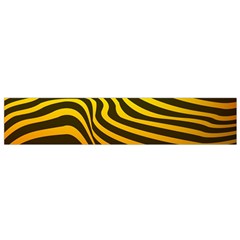 Wave Line Curve Abstract Small Flano Scarf by HermanTelo