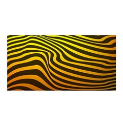 Wave Line Curve Abstract Satin Wrap by HermanTelo