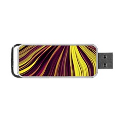 Lines Swinging Fantasy Portable Usb Flash (one Side) by Bajindul