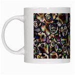 Circle Plasma Artistically Abstract White Mugs Left