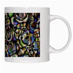 Circle Plasma Artistically Abstract White Mugs Right