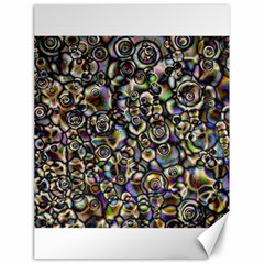 Circle Plasma Artistically Abstract Canvas 18  X 24  by Bajindul