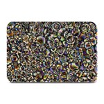 Circle Plasma Artistically Abstract Plate Mats 18 x12  Plate Mat