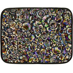 Circle Plasma Artistically Abstract Fleece Blanket (mini) by Bajindul