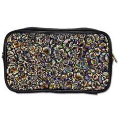 Circle Plasma Artistically Abstract Toiletries Bag (one Side) by Bajindul