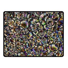 Circle Plasma Artistically Abstract Fleece Blanket (small) by Bajindul