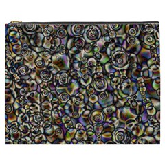 Circle Plasma Artistically Abstract Cosmetic Bag (xxxl) by Bajindul