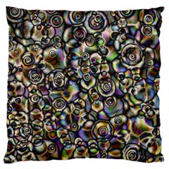 Circle Plasma Artistically Abstract Large Flano Cushion Case (two Sides) by Bajindul