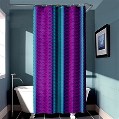 Fabric Pattern Color Structure Shower Curtain 36  X 72  (stall)  by Bajindul