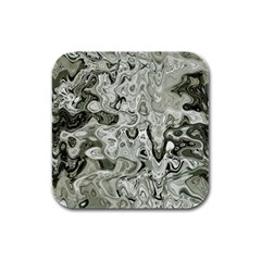 Abstract Stone Texture Rubber Square Coaster (4 Pack)  by Bajindul