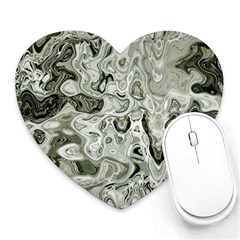 Abstract Stone Texture Heart Mousepads by Bajindul