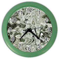 Abstract Stone Texture Color Wall Clock by Bajindul