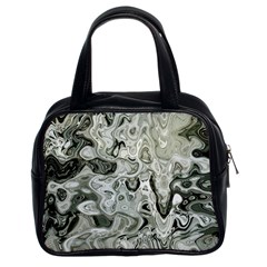 Abstract Stone Texture Classic Handbag (two Sides) by Bajindul