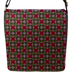 Decorative Flower Flap Closure Messenger Bag (s) by Bajindul