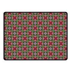 Decorative Flower Double Sided Fleece Blanket (small)  by Bajindul