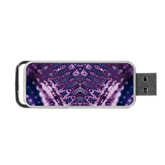 Purple Love Portable Usb Flash (one Side) by KirstenStar