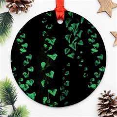 Botanical Dark Print Ornament (round) by dflcprintsclothing