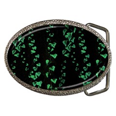 Botanical Dark Print Belt Buckles