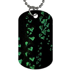 Botanical Dark Print Dog Tag (One Side)