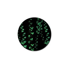 Botanical Dark Print Golf Ball Marker (4 pack)