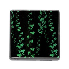 Botanical Dark Print Memory Card Reader (Square 5 Slot)