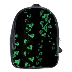 Botanical Dark Print School Bag (XL)