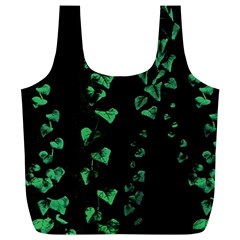 Botanical Dark Print Full Print Recycle Bag (XL)