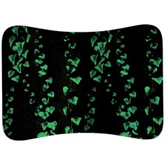 Botanical Dark Print Velour Seat Head Rest Cushion