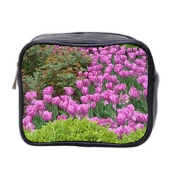 Late April Purple Tulip Mini Toiletries Bag (two Sides) by Riverwoman