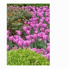 Late April Purple Tulip Small Garden Flag (two Sides) by Riverwoman