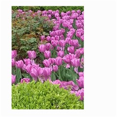 Late April Purple Tulip Large Garden Flag (two Sides) by Riverwoman