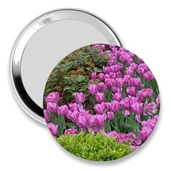 Late April Purple Tulip 3  Handbag Mirrors by Riverwoman