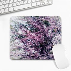 Ohio Redbud Large Mousepads