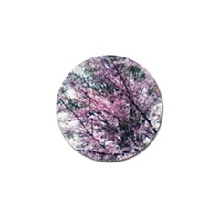 Ohio Redbud Golf Ball Marker by Riverwoman