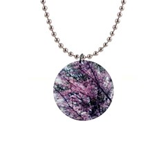 Ohio Redbud 1  Button Necklace by Riverwoman