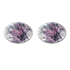 Ohio Redbud Cufflinks (oval) by Riverwoman