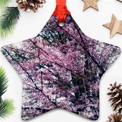 Ohio Redbud Star Ornament (Two Sides)