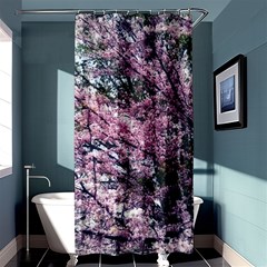 Ohio Redbud Shower Curtain 36  x 72  (Stall) 