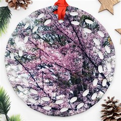 Ohio Redbud Ornament (Round Filigree)