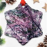 Ohio Redbud Ornament (Snowflake) Front