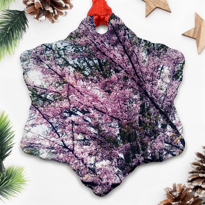 Ohio Redbud Ornament (Snowflake)