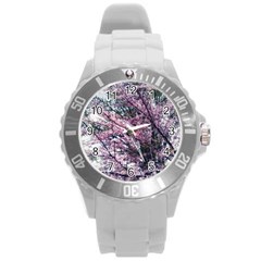 Ohio Redbud Round Plastic Sport Watch (L)