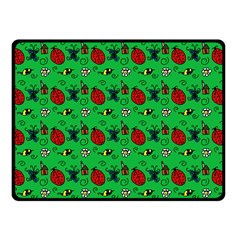 Bugs Pattern Fleece Blanket (small) by snowwhitegirl