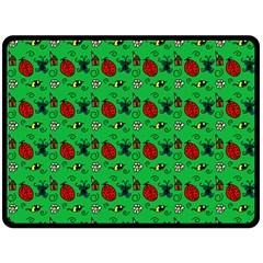 Bugs Pattern Double Sided Fleece Blanket (large)  by snowwhitegirl