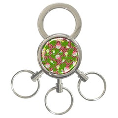 Ice Cream Tropical Pattern 3-ring Key Chain by snowwhitegirl